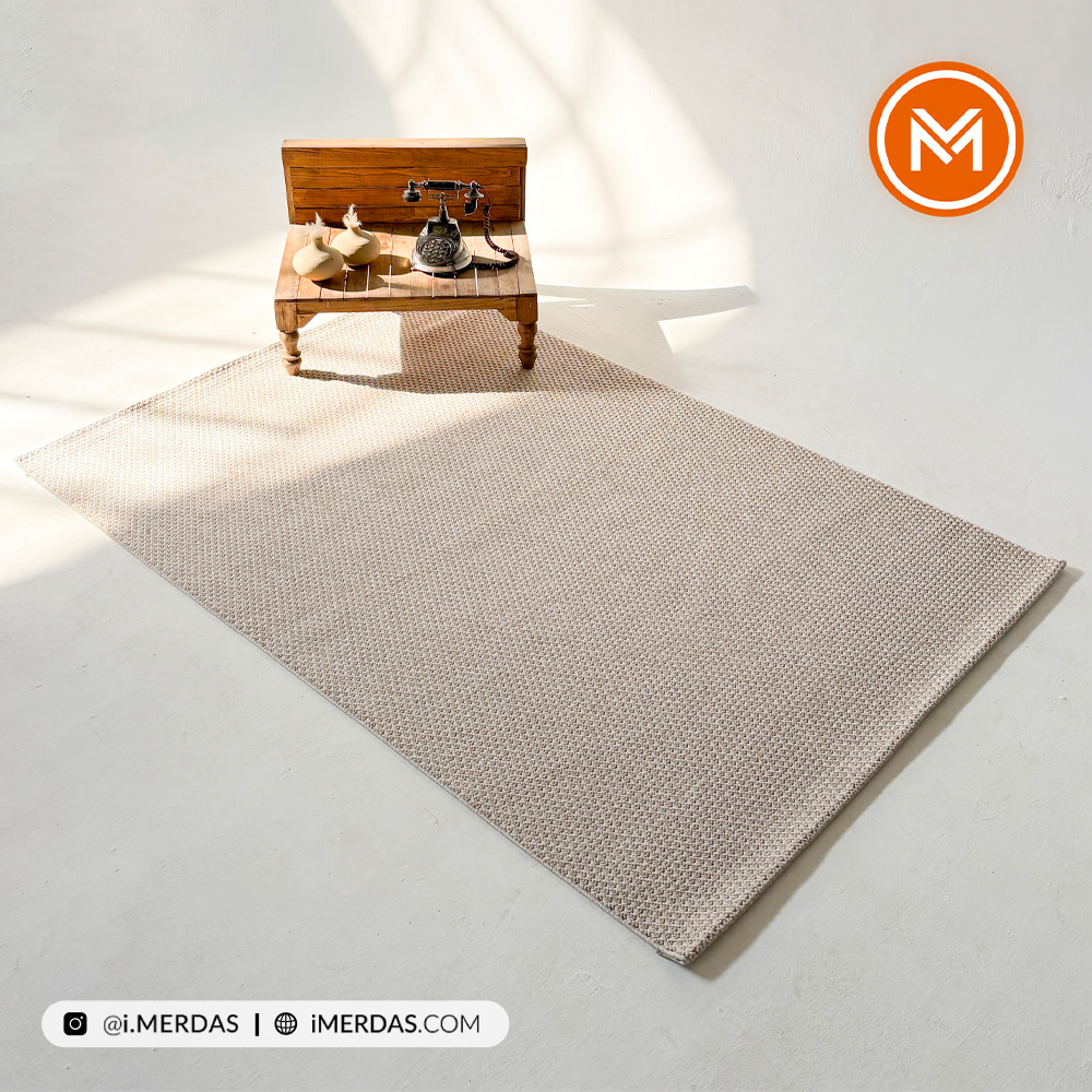 فرش پینترستی کد 1122 زمینه بژ